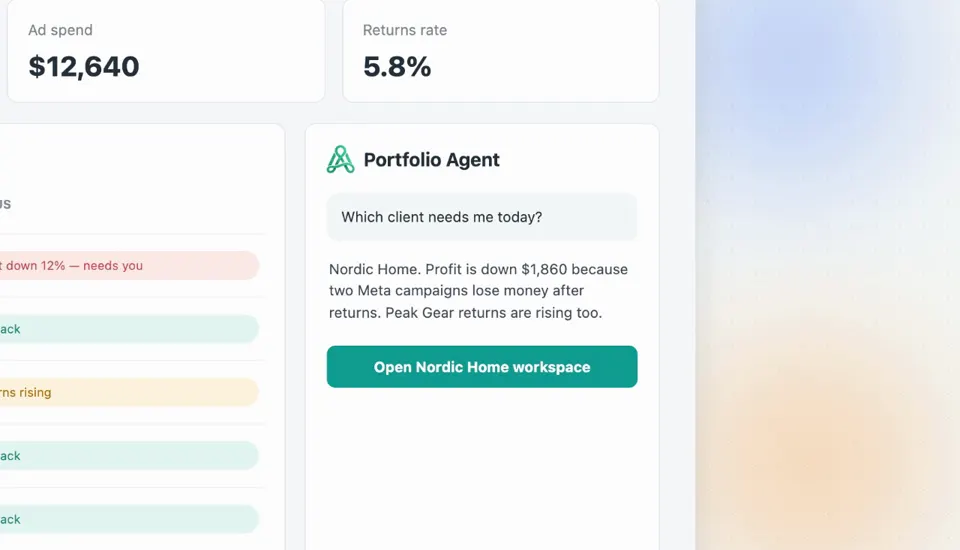Ask across the whole portfolio